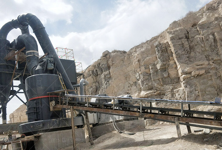 Zenith grinding mill installation at a mineral processing plant in a mountainous region